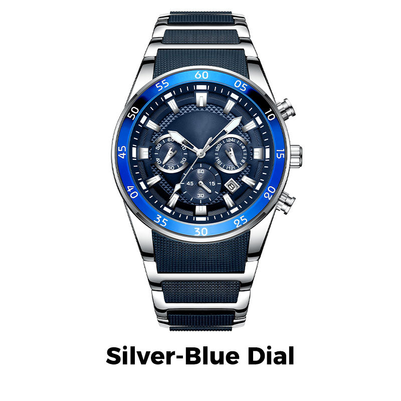 🔥Hot Sale Offers-Men's Waterproof Multifunctional Quartz Watch
