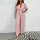 🎉2025 New Products Hot Sale✨Draped pleats x simple solid colours, women's jumpsuit