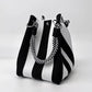 🏆👜 Limited-Time Sale: 50% OFF 🌴 Boho Striped Knit Bucket Handbag for Women – Handmade Summer Beach Shoulder Bag2