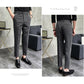 Solid Color Slim Fit Formal Pants