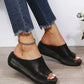 Ladies Leather Sole Slippers