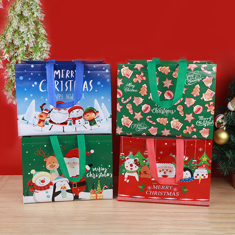 ♻️[Best Gift For Kids] ♻️🎁Halloween & Christmas Non-Woven Candy Tote Bag🎁