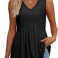 💖LAST DAY SALE 50% OFF✨Women Dressy Sleeveless V Neck Babydoll Tank Tops