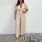 🎉2025 New Products Hot Sale✨Draped pleats x simple solid colours, women's jumpsuit