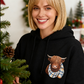 🐮 50% OFF!!🎁Cute Highland Cow Cozy Fleece-Lined Hooded Sweatshirt