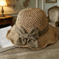 🔥 Hot sale 49% OFF🔥Elegant Woven Straw Sun Hat with Bow