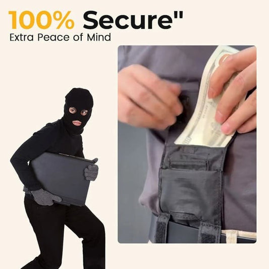 💳 50% OFF NOW!🛡️ Slim belt wallet – Slim and discreet – Perfect for travel and everyday use ✈️