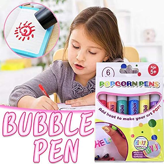 💥Surprise Price: Only £7.88!!🎁🔮Magic Pen – Draw 3D with one stroke!🎄 DIY Bubble Popcorn Drawing Pens& Buy 3 Pay 2 🔥