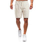 Men's linen loose casual shorts