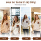 🐮 50% OFF!!🎁Cute Highland Cow Cozy Fleece-Lined Hooded Sweatshirt