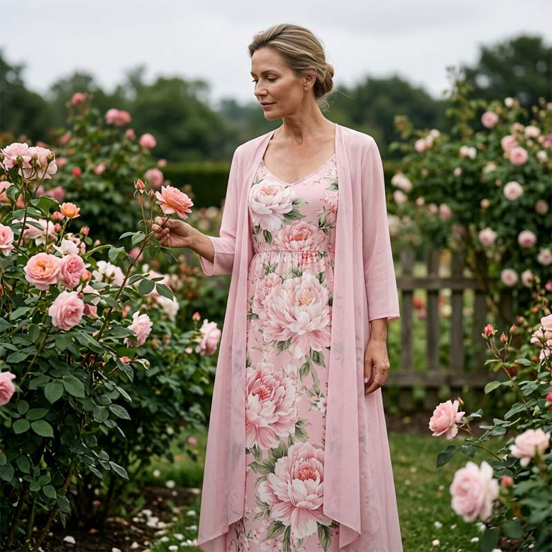 🌸New Arrivals & Best Sellers-Women's Elegant Two-Piece Floral Dress Set🌸