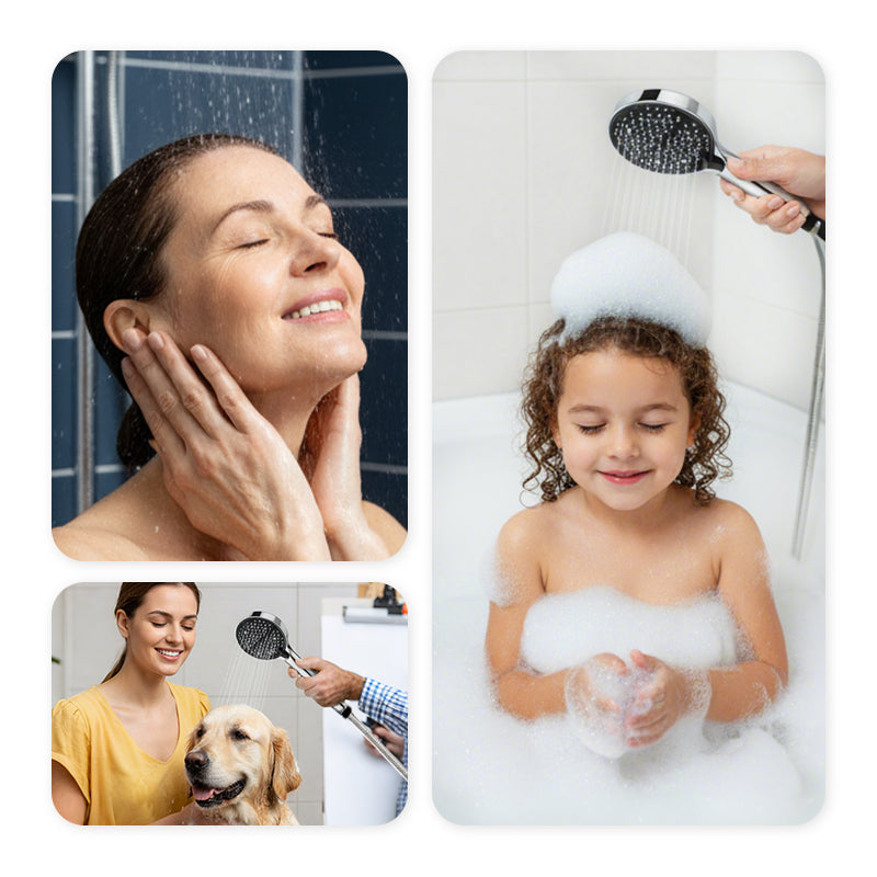 🚿 49% OFF NOW! ✨ High-Pressure Rainfall Shower Head - 360° Adjustable Angle, Easy-Clean Nozzles & Universal Fit for Refreshing Showers 💦📦