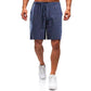 Men's linen loose casual shorts