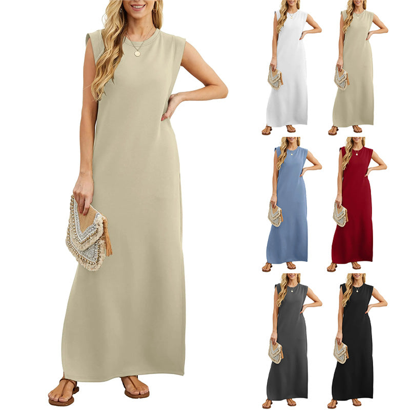 🎉Spring Hot Sale 50% OFF🌿Women's Loose Split Wrinkle-Free Long Dress