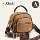 ✨Hot Sale 50% off🎁Classic Multifunctional Compartments Adjustable Wide Shoulder Strap PU Leather Crossbody Bag