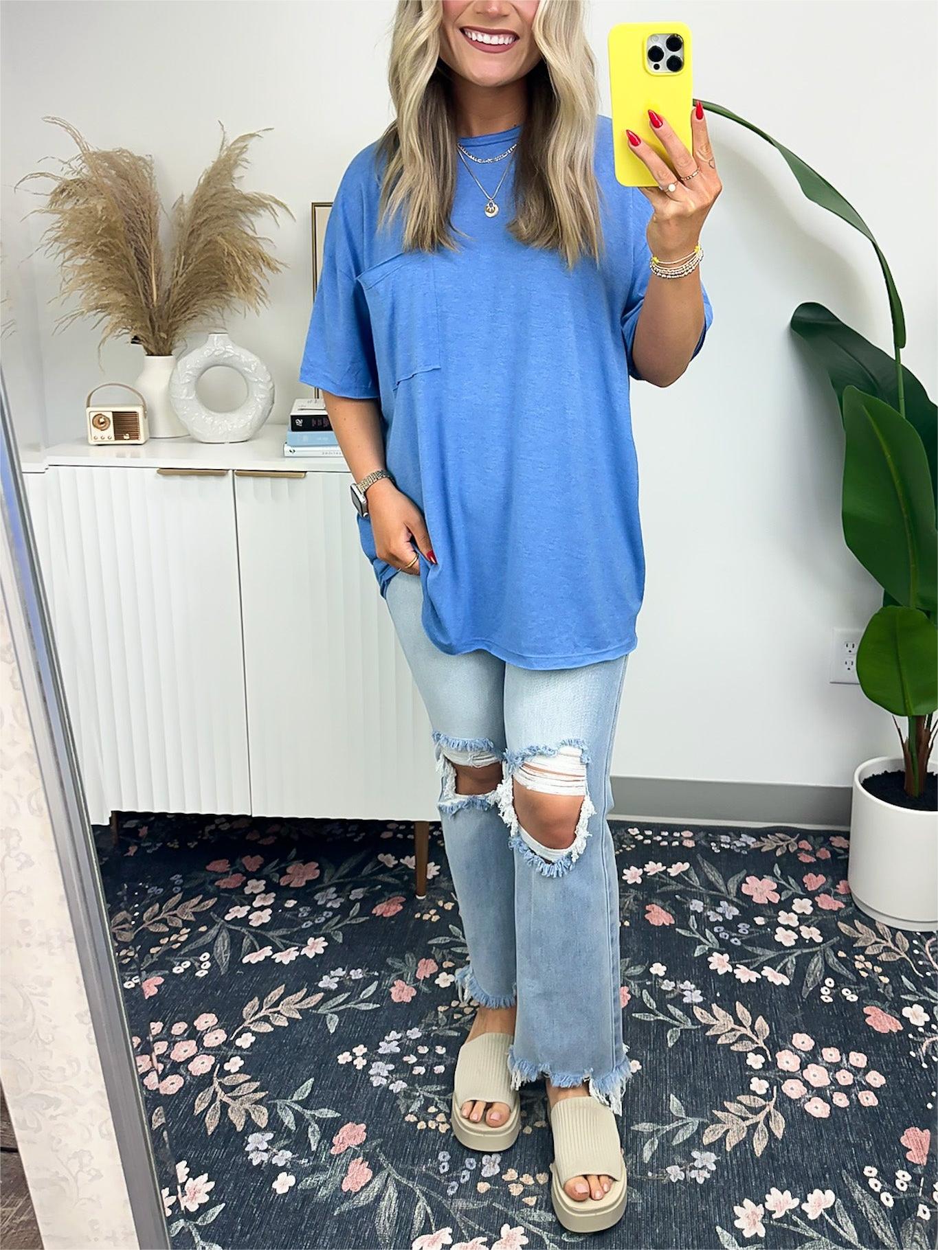 Women's Raw Edge Boxy Tee