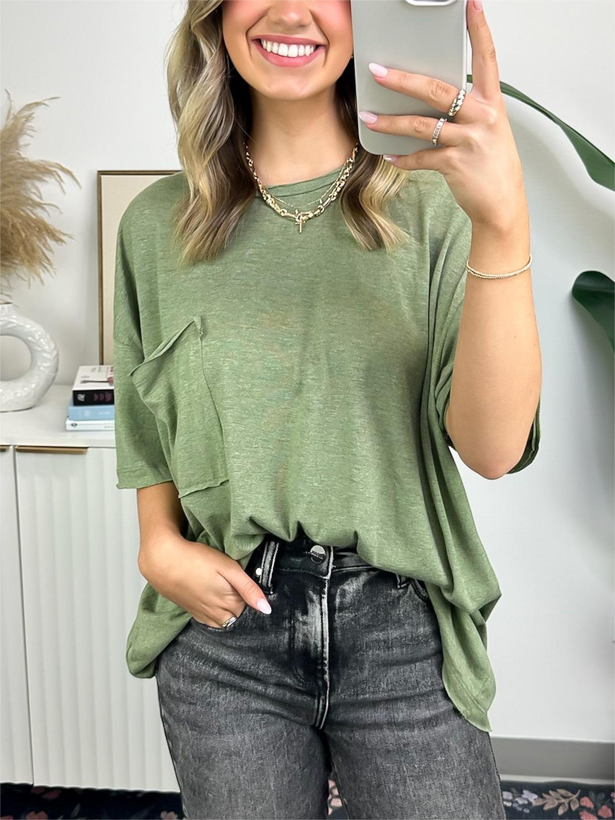 Women's Raw Edge Boxy Tee