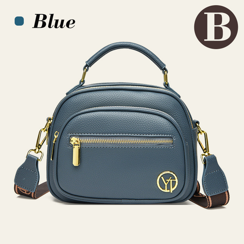 ✨Hot Sale 50% off🎁Classic Multifunctional Compartments Adjustable Wide Shoulder Strap PU Leather Crossbody Bag