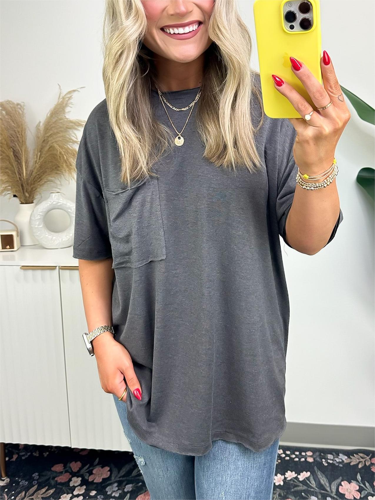 Women's Raw Edge Boxy Tee