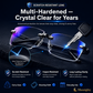 😍Buy 1 Get 1 Free - Just ￡8.99👓 Crystal Clear Reading Glasses – Lightweight Frameless Design with Premium Diamond-Cut Finish ✨