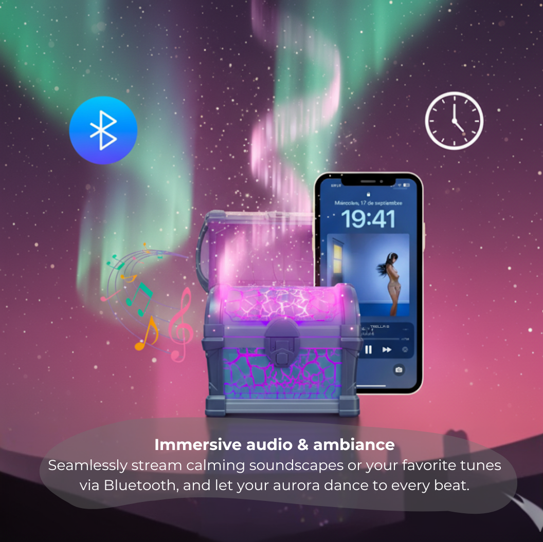 🎁Treasure Chest Projector Night Light✨