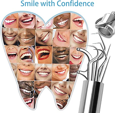 304 stainless steel toothpick oral care cleaning tool