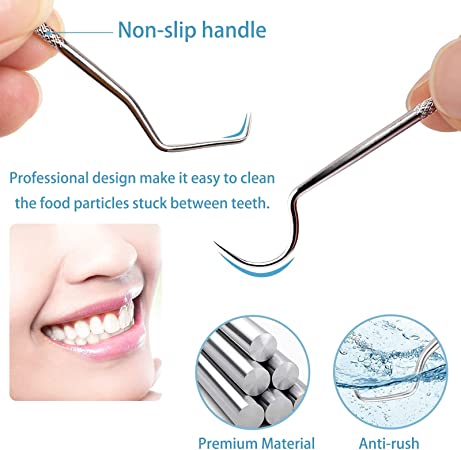 304 stainless steel toothpick oral care cleaning tool