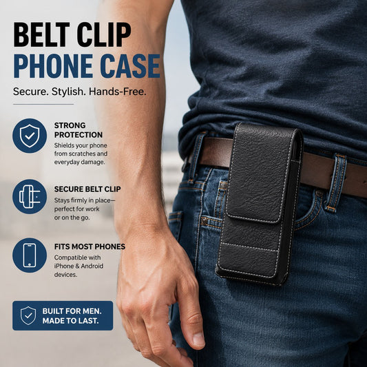 🎉 2026 Sale — Over 37,000 Sold! 💰 Belt Phone Holster – Magnetic Snap, Hands-Free Tough ✨