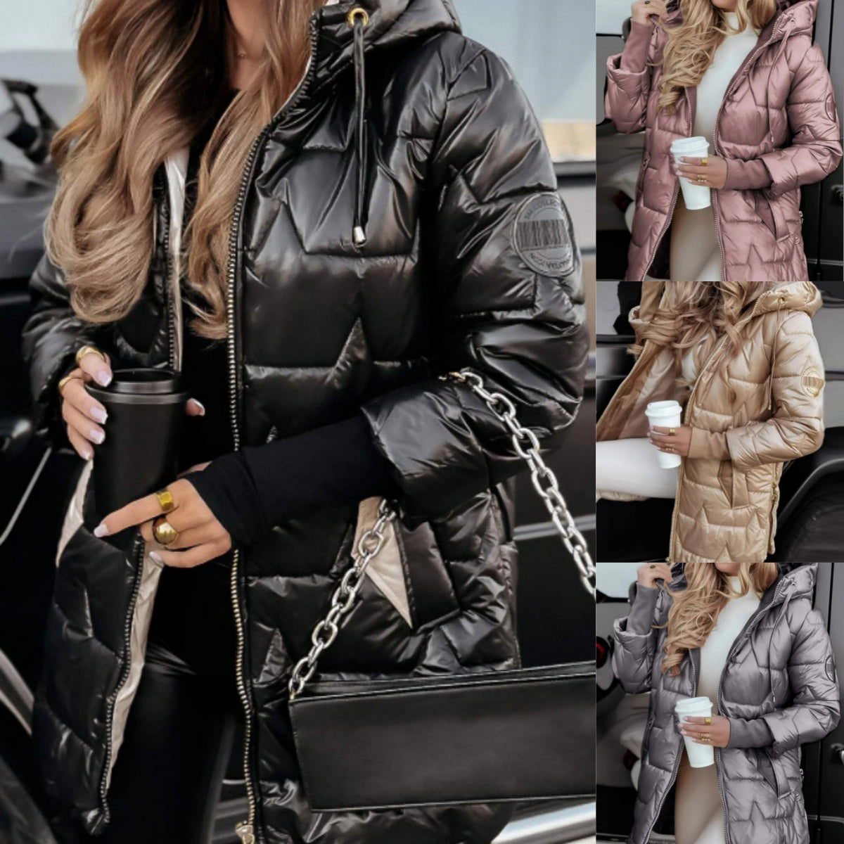 ❄️Step into Winter Discount Sale❄️Women's Winter Warm Hooded Mid-Length Coats