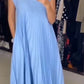 ✨New products on offer ✨Sleeveless pleated simple solid color dress