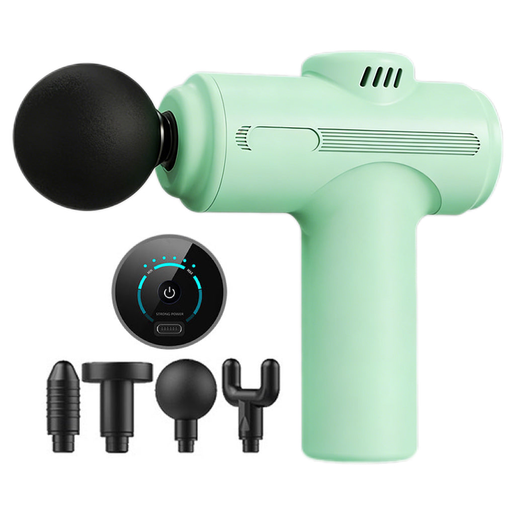 🔥2025 Hot Sale 50% OFF🔥Handheld Electric Massage Gun with 4PCS Heads