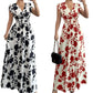 ✨Limited-time 50% Off ✨ Floral V-Neck Smocked Waist Maxi Dress🌸 Effortless Elegance 🌼