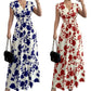 ✨Limited-time 50% Off ✨ Floral V-Neck Smocked Waist Maxi Dress🌸 Effortless Elegance 🌼