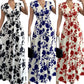 ✨Limited-time 50% Off ✨ Floral V-Neck Smocked Waist Maxi Dress🌸 Effortless Elegance 🌼