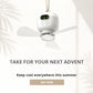 ⏳🔥LIMITED-TIME 50% OFF! 🌬️ Rechargeable Ceiling Fan with LED Light – Cool & Bright Anywhere ✨
