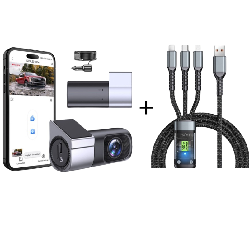 🔥Hot Sale Offers-1080P HD Dash Cam with Wi-Fi & Night Vision