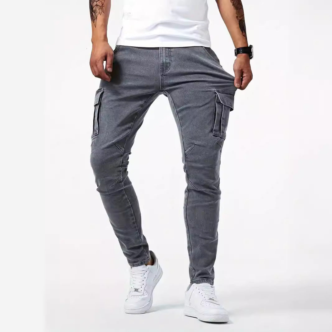🎉Hot Sale 49% OFF🎉Cargo trousers in stretch denim
