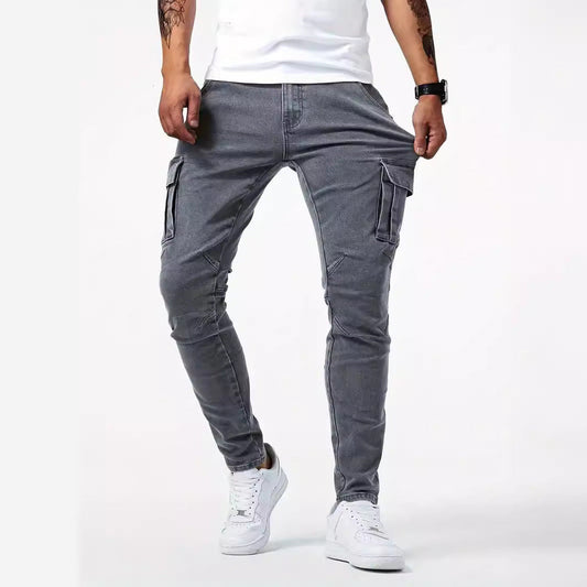 🎉Hot Sale 49% OFF🎉Cargo trousers in stretch denim