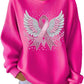 🎀Breast Cancer Awareness Angel Wings Pink Ribbon Sweatshirt – Support, Strength & Hope