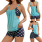 ⏰🔥LIMITED TIME 50% OFF! 👙 Women’s Polka Dot Two-Piece Swimsuit – Flattering Fit & Chic Summer Style 🌊✨