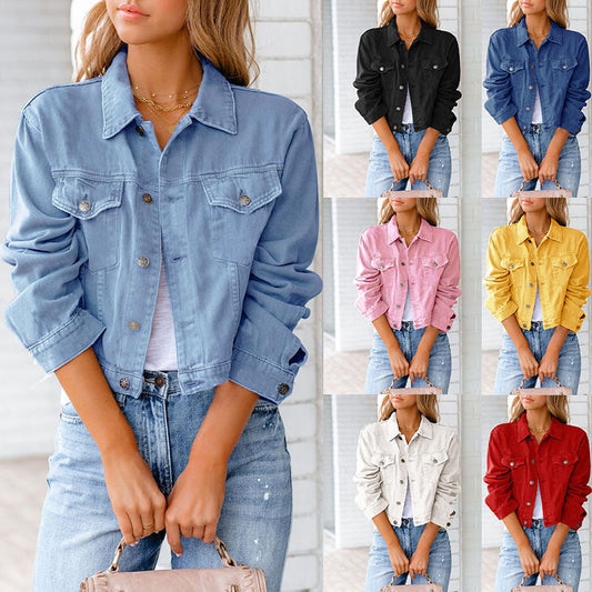 Vibrant Denim Jacket