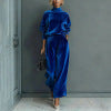 ⏳Time-Limited Special⏰Women’s Casual Warm Top & Wide Leg Pants 2-Piece Set
