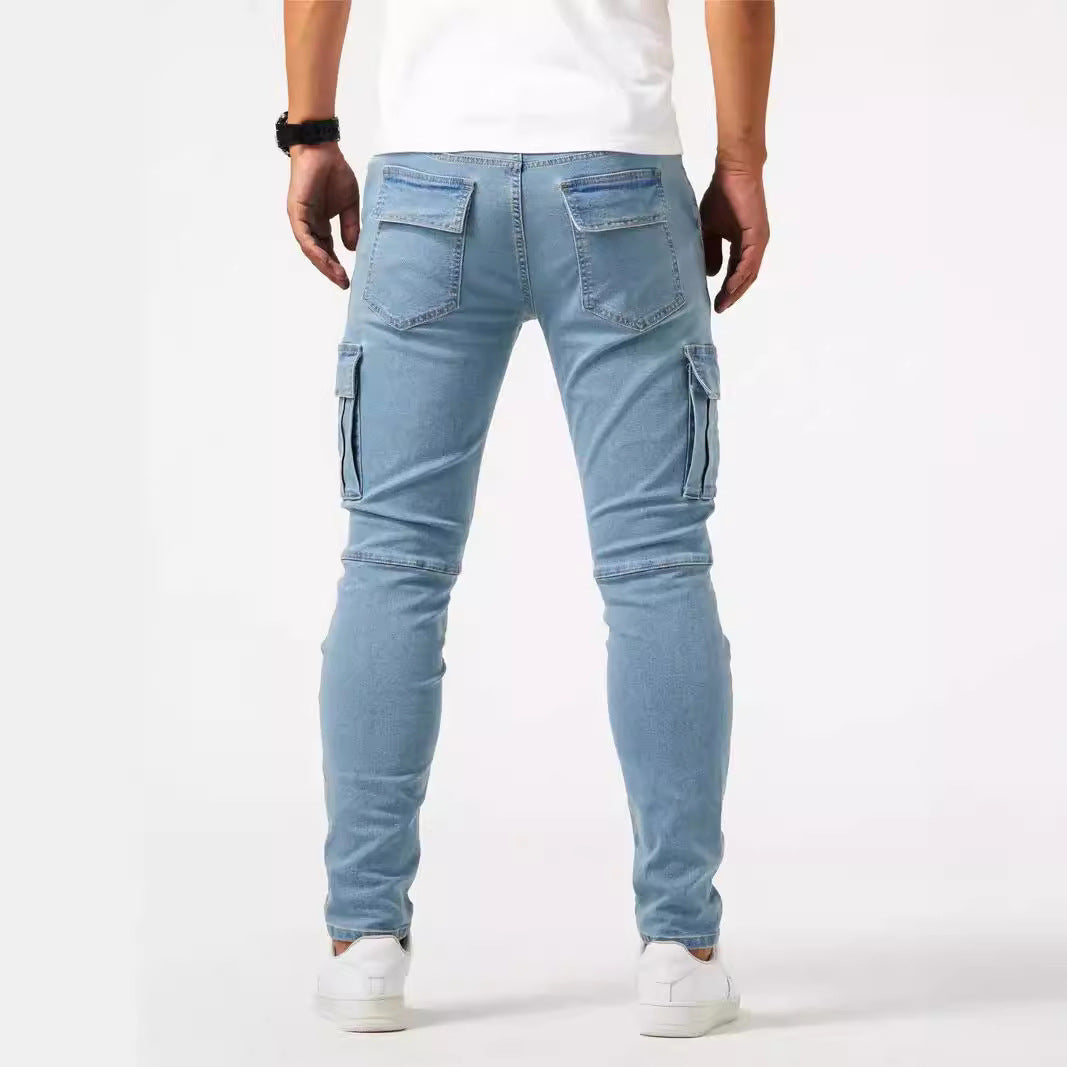 🎉Hot Sale 49% OFF🎉Cargo trousers in stretch denim