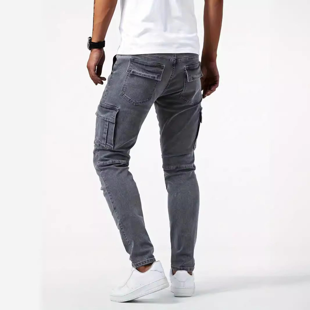 🎉Hot Sale 49% OFF🎉Cargo trousers in stretch denim