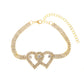 Buy 2 Get 15%💖Heart X Heart Ankle Bracelet🌟