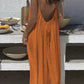 💃LAST DAY SAEL 50% OFF!!✨Women's Solid Color Cami Lounge Dress💕Delivered within 5 working days