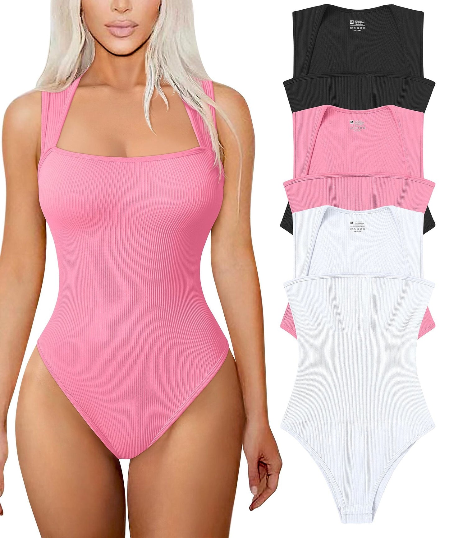 🏆LAST DAY SALE 49% OFF🔥-🎉Sleeveless Tummy Control Tank Tops Bodysuits