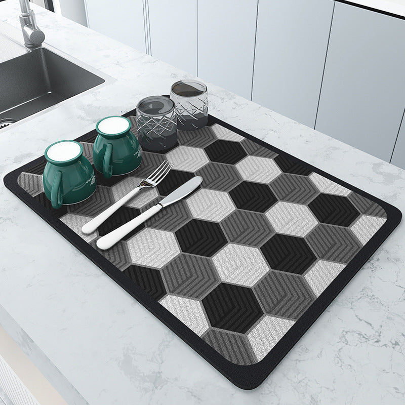 ⏳Time-limited Special 50% OFF⏰Kitchen Super Absorbent Draining Mat