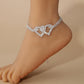 Buy 2 Get 15%💖Heart X Heart Ankle Bracelet🌟