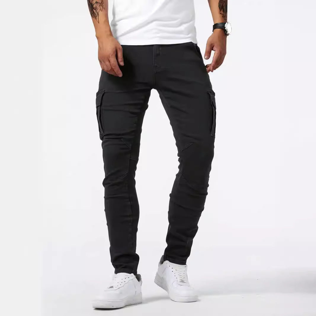 🎉Hot Sale 49% OFF🎉Cargo trousers in stretch denim